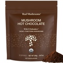 Reales Mushrooms Mezcla orgánica de chocolate con Reishi, Turquía Tail, Chaga, Shiitake, Maitake – Cacao Powder Organic Mushroom – 5 Defensores Mushroom Cacao Powder, Vegan, Gluten-Free, 15 Servimientos