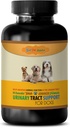 Soporte de vejiga para perros - Perros Urinary Tract Support - Mantenimiento de la función de salud - CHEWABLE - uva Ursi para perros - suplementos de perros & vitaminas - vitaminas de perros y multivitaminas - 90 Treats (1 botella)