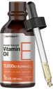 Horbäach Vitamin E Oil | 13,800 IU | 1oz | Naturally Sourced Liquid Supplement | Vegetarian, Non-GMO, and Gluten Free Formula