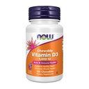 AHORA Suplementos de alimentos, vitamina D-3 1.000 UI, sabor natural de frutas, soporte estructural*, 180 Chewables