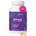 Laboratorios de microbioma Zenbiome Dormir - L Theanine Suplemento con Lemon Balm Extracto " Probióticos con Bifidobacterium Longum - Ayuda Soothe the Gut-Brain Axis at Bedtime (30 cápsulas)