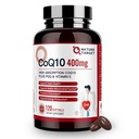 NATURE TARGET CoQ10-400mg Plus PQ con vitamina E &amp; aceite de oliva orgánico - Coenzyme-Q10 con BioPerine - Alta Absorción Antioxidante-por-Heart-Health y Producción de Energía,120 Servimientos