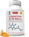 ANDREW LESSMAN Coenzyme Q-10 300 mg 120 Capsules - Esencial para la producción de energía y función óptima del órgano clave, soporte antioxidante, agotado por el envejecimiento, Plus B-Complex. Cápsulas fáciles de absorber