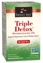 Bravo Té Triple Detox Herbal Tea Caffeine Gratis, 20 bolsas de té