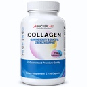 Bricker Labs Collagen for Men &amp; Women - Tipo I, III Hydrolized Collagen Supplement 750mg, 1 Collagen Capsule Daily - 120 Servings
