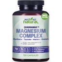 Suplemento Complejo de Magnesio 4 en-1 - Glycinate, Taurate, Malate, Orotate Blend - 300 mg por Serving, 120 cápsulas