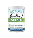 PURE Amino+ Drink Mix, Fruit Splash, 9 Aminoácidos esenciales, L-Arginina, L-Citrulline, 501g, 30 Servimientos, Premium Wellness Supplement