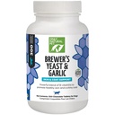 Sólo levadura natural para mascotas y levaduras de ajo - All-Natural Flea &amp; Tick Prevención para perros - Fortificado con vitaminas B - Promueve la piel sana " Cuna - 300 cuenta Tablet