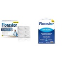 Florastor Probiotics Digestive &amp; Immune Health Bundle con 54 & 30 cápsulas, Probiotics for Women &amp; Men, Helps Flush Out Bad Bacteria & Boosts Good with Saccharomyces Boulardii CNCM I-745 Strain