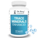 Dr. Berg Trace Minerals Enhanced | 100 mg Mineral Complex | 60 Capsules