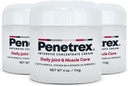Penetrex Conjunto &amp; Terapia muscular - Soothing Comfort for Back, Neck, Hands, Feet - Premium Whole Body Rub with Arnica, Vitamina B6 MSM &amp; Boswellia - 4oz Crema (3 Pack)