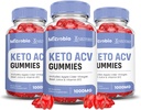 Laboratorios Justificados (3 Pack Microbio Keto ACV Gummies Fórmula 1000MG Micro Bio Keto Gummies Vinagre de Sidra de Apple Formulado con Pomegranate Beet Juice Powder B12 Vegan No GMO 180 Gummys