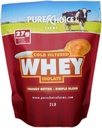 Pure Choice Peanut Butter Whey Isolate Protein Powder, 28g Protein " Low Fat, Best Cold Filtered " Undenatured Whey, No Fillers or Artificial Sweeteners (Peanut Better, 2 lb)