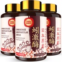 Lumbrokinase 100mg (Actividad Mágica 1,000,000 LKU),Nattokinase 100mg-2,000 FU de Actividad y Rice de Levadura Roja 300mg, Lumbrokinase Enzymes Suplemento para Circulatorio,Cognición,180 cápsulas (Pack of 3)