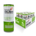Reneva Collagen Protein Drink - 10g Collagen Peptides, Electrolytes, B-Vitamins, Zinc y Zero Sugar (Gran Apple)