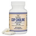 CDP Choline (Citicoline) Suplemento, Grado Farmacéutico, Testado de Terceros (60 cápsulas 300mg)