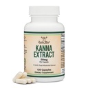 Kanna Extract Supplement (Sceletium Tortuosum) - 50mg Por Capsules, 120 Cuenta - para la relajación y la paz de la mente (Min .4% Total Alkaloids) Non-GMO, Gluten Free, Vegan Safe by Double Wood