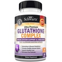 BioSchwartz Glutathione Suplemento 500mg - Liver Detox with Quercetin, Vitamina C, Milk Thistle, Alpha Lipoic Acid - Immune Support Pill - Enhanced Immunity Defense Health Formula - 60 cápsulas