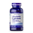 El orgullo de Puritan Absorbable Calcio 1200 mg más Vitamina D3 25mcg 1000 UI con Bone-ActiveTM, 200 Rapid Release Softgels