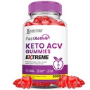 Fast Active Keto ACV Gummies Extreme 2000MG Fastactive Keto Gummies Apple Sider Vinegar Formulado con Pomegranate Beet Juice Powder B12 Vegan Non GMO 60 Gummys