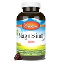Carlson - Magnesium Gels, 400 mg de Magnesium per Softgel, Heart &amp; Muscle Support, Magnesium Gel Caps, Bowel Function, Magnesium Supplement, 250 Softgels