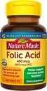 Nature Made Folic Acid 400 mcg (665 mcg DFE) Tablets, 250 Conde (Packaging May Vary)