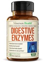 Enzymes Digestivos - Probiótico Multi Enzyme (Enzimas Digestivas) - Suplementos Digestivos con Fórmula Única Makzyme-Pro - Enzimas Avanzadas para la Digestión, Movimientos Bowel & Absorción Nutriente. 60 Caps