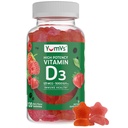 Vitamina D3 Gummies 5000 UI 125mcg D3 Gummies - Soporte Inmunitario, Strong Bone Health - Non-GMO, Gluten-Free, Dairy-Free, Vitamin D Gummy(120 Conteo)
