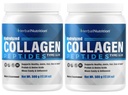 Los péptidos de colágeno Las proteínas hidrolizadas son proteínas vitales para uñas de pelo de piel y salud conjunta, Keto, Paleo Friendly, Non-GMO, Gluten Free, 45 Servings, 2 Containers