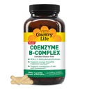 Country Life, Coenzyme B-Complex Vitamina, Support Energy and Metabolism, Daily Supplement, 240 ct