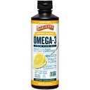 Barlean Omega 3 Fish Oil Suplemento líquido para hombres y mujeres, Lemon Crème, 1080 mg de Omega 3 EPA y DHA Fatty Acid, 16 oz