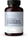 Elementos - Cementerio integral orgánico &amp; Magnesio, Vegan, Gluten Gratis, 90 comprimidos