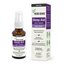 Ayuda para dormir, Melatonina líquida, hierbas naturales, calma, descanso, radio oral,1 oz, libre de drogas, 60 servidumbres