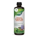 Camino de la naturaleza Orgánica Flax Oil Super Lignan, Presionado frío y sin refinar, 24 Fl Oz
