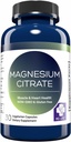 MD. Citrato de magnesio de vida 250 mg – 30 cápsulas – Suplemento de alto grado de absorción de magnesio – cápsulas fáciles de cambiar para el músculo, el nervio, el corazón, el sueño y el hueso