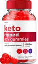 Keto Ripped ACV Gummies - Advanced Ripped Keto + ACV Weight Management Gummies Apple Cider Vinegar Ripped ACV Gummies Suplemento dietético Reseñas Extra Strength (60 Gummies)