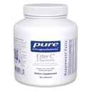 Encapsulaciones puras Ester-C " Flavonoids - Suplemento de vitamina C para los antioxidantes - Immune " Vascular Support* con Calcio " Rutina - Gentle on Digestion - Vegan " Non-GMO - 180 cápsulas
