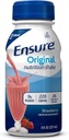 Asegurar el afeitado de nutrición original, fresa, 8 onzas, 6 cuenta