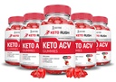 (5 Pack) Keto Rush Keto ACV Gummies Advanced Fórmula 1000MG Keto Rush Keto Gummies Apple Cider Vinegar Boost Formulado con Powder Pomegranate Beet Juice B12 Vegan No GMO 300 Gummys
