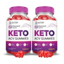Laboratorios Justificados (2 Pack Resultados Ripped Keto ACV Gummies Avanzados Fórmula 1000MG Resultados Ripped Formulado con Pomegranate Beet Juice Powder B12 Vegan Non GMO 120 Gummys