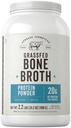 Carlyle Grass Fed Bone Broth Protein Powder ← 35.2 oz (2.2lb)  20g Protein ← Pasture Raised, Grain Free Supplement ← Non-GMO & Gluten Free ← Herbage Farmstead