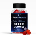 Suplemento de sueño Gummies - Todo natural, sabor de fruta de la pasión, 60ct
