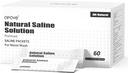opove Pre-Mixed Saline Packets for Nasal Wash Irrigation Systems, Natural, and PH Balanced for Sinus Relief, 60 Packs (No se incluye limpieza de la nariz)