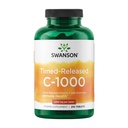 Swanson Timed-Release Vitamina C con Rose HIPS Immune System Support Skin Cardiovascular Health Antioxidant Suplemento 1000 mg 250 Tablets
