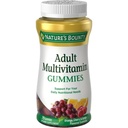 Mangas multivitamínicas de adultos abundantes de la naturaleza, Suplemento de vitaminas, Necesidades diarias de nutrición, Orange, Cherry y Flavor de uva, 75 Gummies