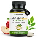 TRIO NUTRITION Cápsulas de vinagre de sidra de manzana con probióticos multiestreno - Cápsulas ACV libres de azúcar natural con la madre para la salud de las tripas, inmunidad, limpieza corporal &amp; pH saludable - Metabolismo Booster*
