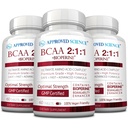 Ciencia Aprobada Suplemento BCAA - 180 Tabletas - 2400mg - Aumento del rendimiento y mejora del desarrollo muscular - L-Leucine, L-Isoleucine, L-Valine - Hecho en EE.UU., No GMO