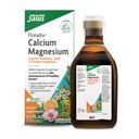 Floradix Calcio Magnesio Mineral líquido &amp; Vitamina Fórmula - Suplemento de soporte de huesos con calcio, magnesio, vitamina D " Zinc - Vegetariano " No GMO - 8,5 fl oz