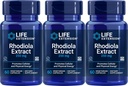 Extracto de la extensión de vida Rhodiola, 60 cápsulas vegetarianas (Pack of 3)