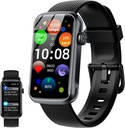 Smart Watch, 1.47" HD Smartwatch para hombres mujeres con 24 modos deportivos, IP68 Waterproof Fitness Tracker con monitor de frecuencia cardiaca/sep/SpO2, Step Tracker, Pedometer, Activity Tracker para Android iOS